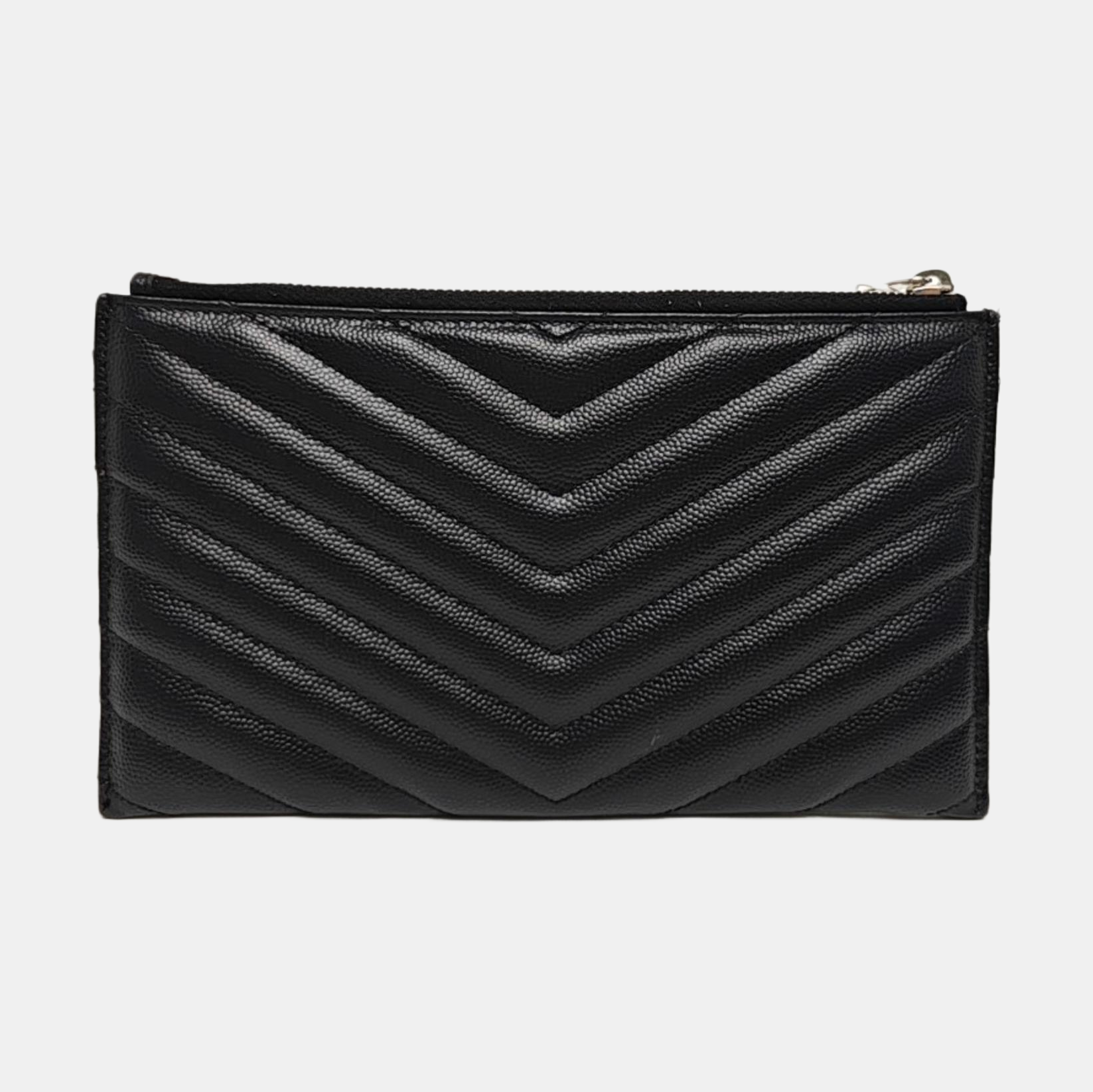 MONOGRAM Chevron Calfskin Black