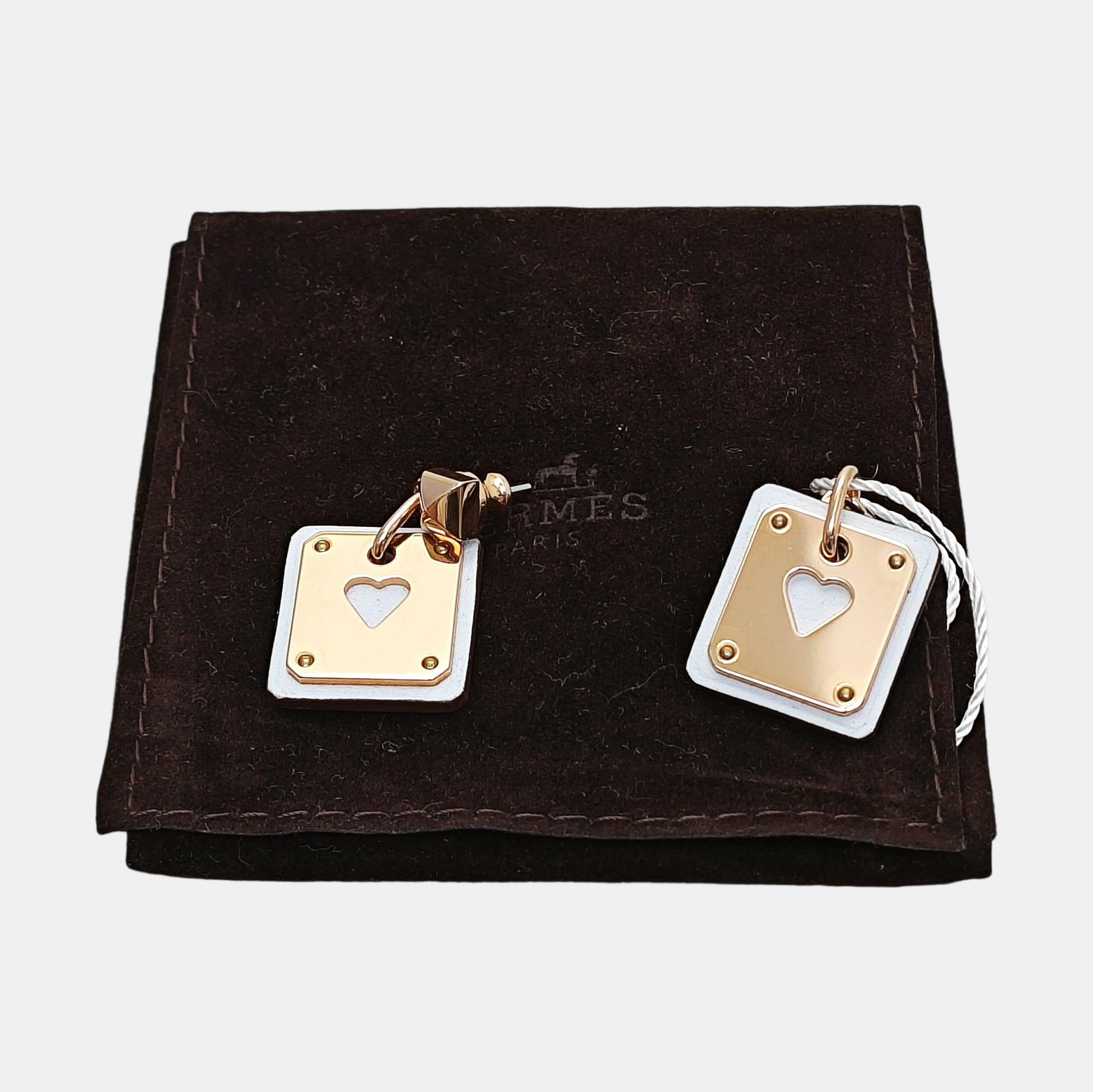 As De Coeur Metal Rose Gold Stud Earrings