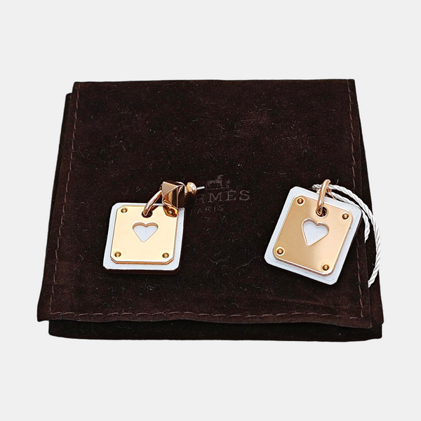As De Coeur Metal Rose Gold Stud Earrings