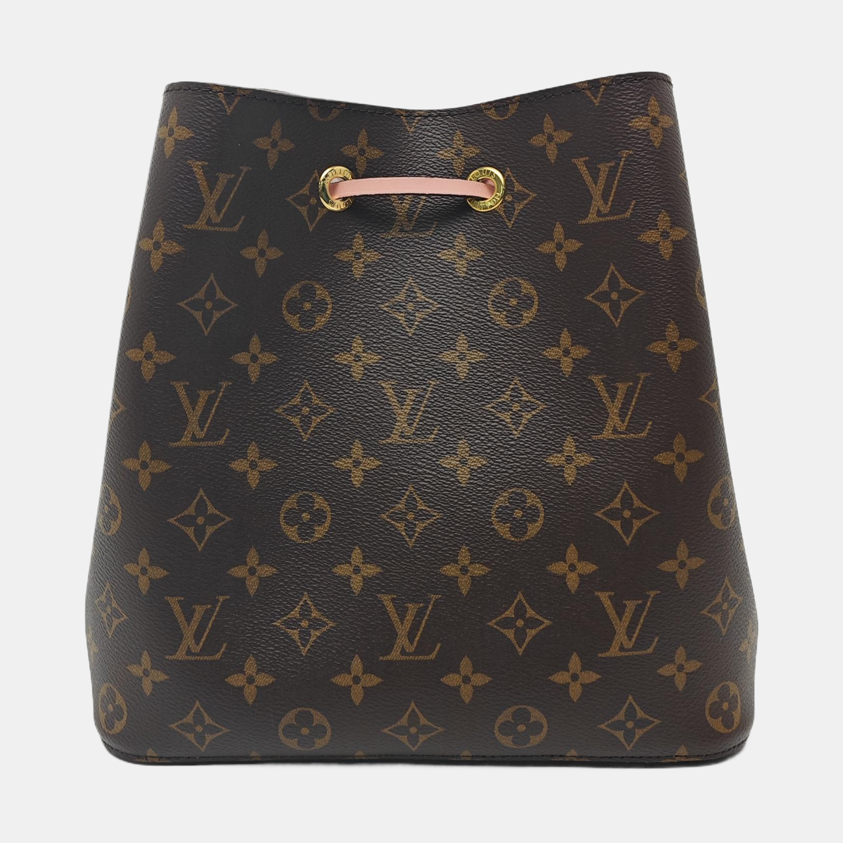 NÉONOÉ MM Monogram Coated Canvas Brown