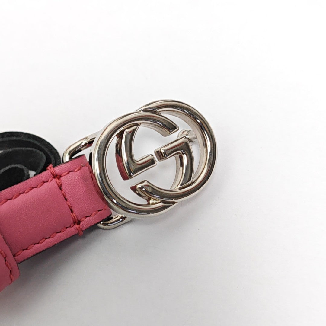 Leather Belt Red
