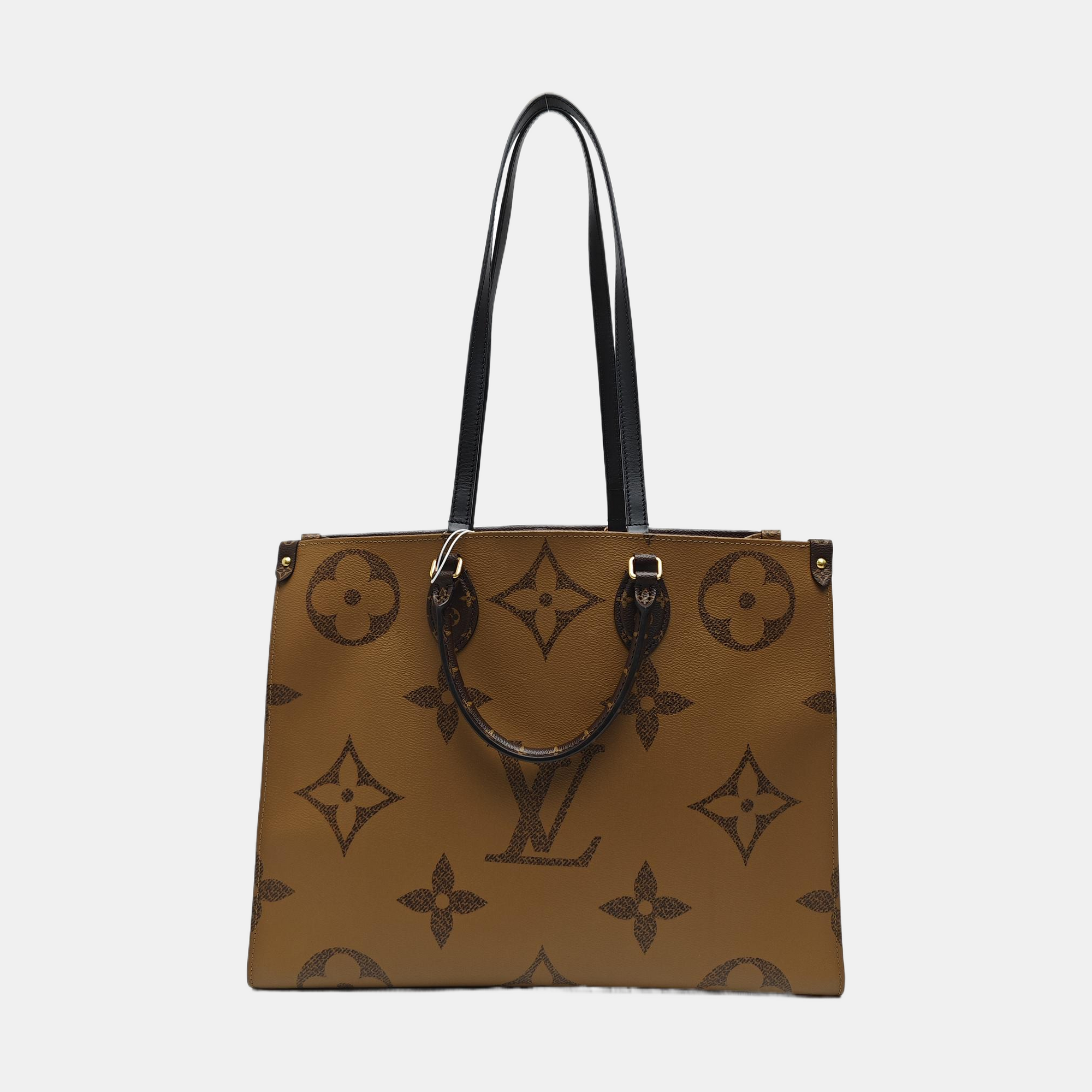 ONTHEGO GM Monogram Coated Canvas Brown