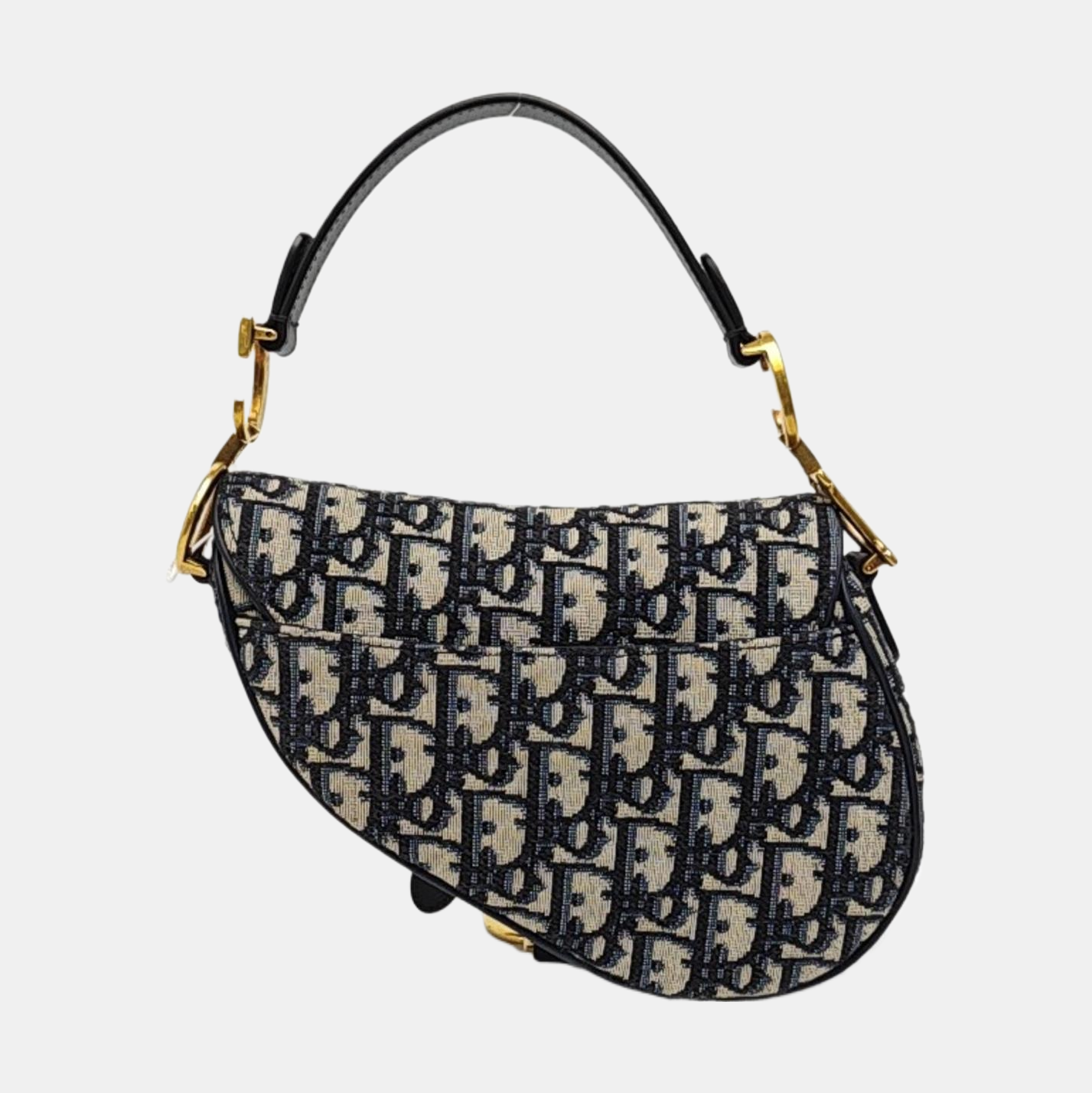 Saddle Mini Oblique Canvas Blue