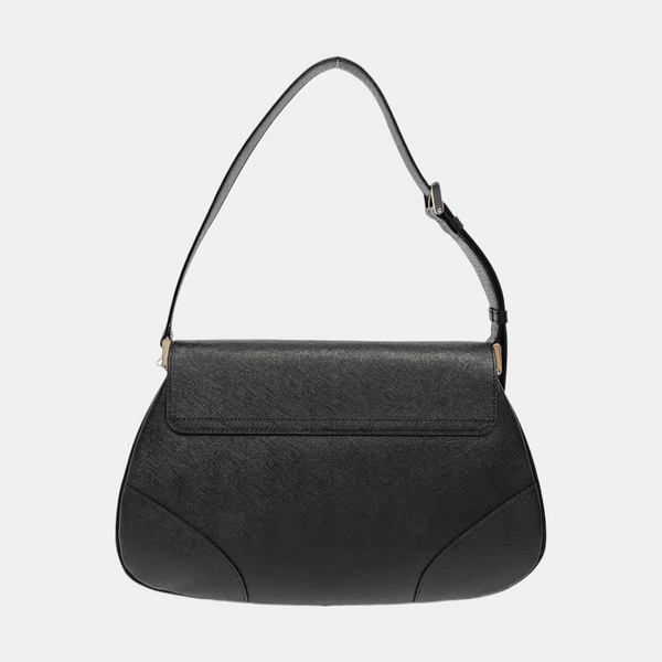 Calfskin Shoulder Bag Black