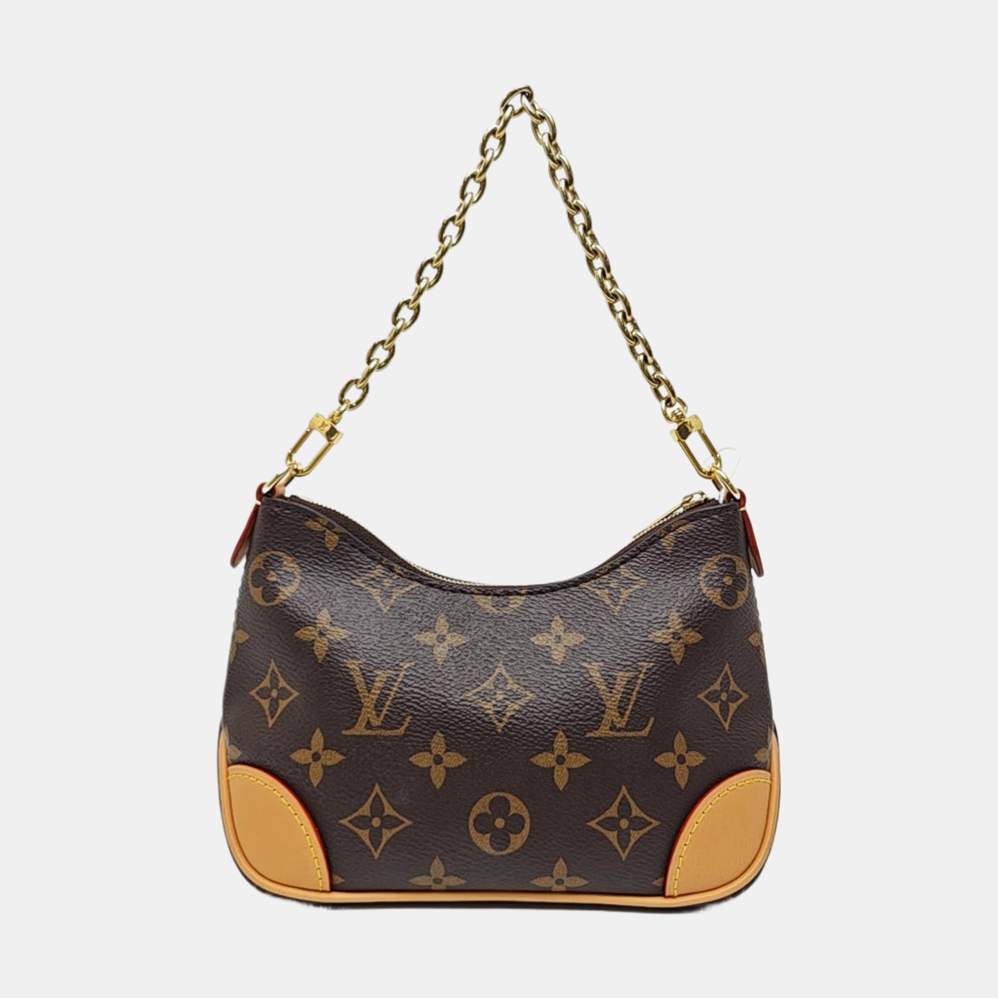 BOULOGNE Nano Monogram Coated Canvas Brown
