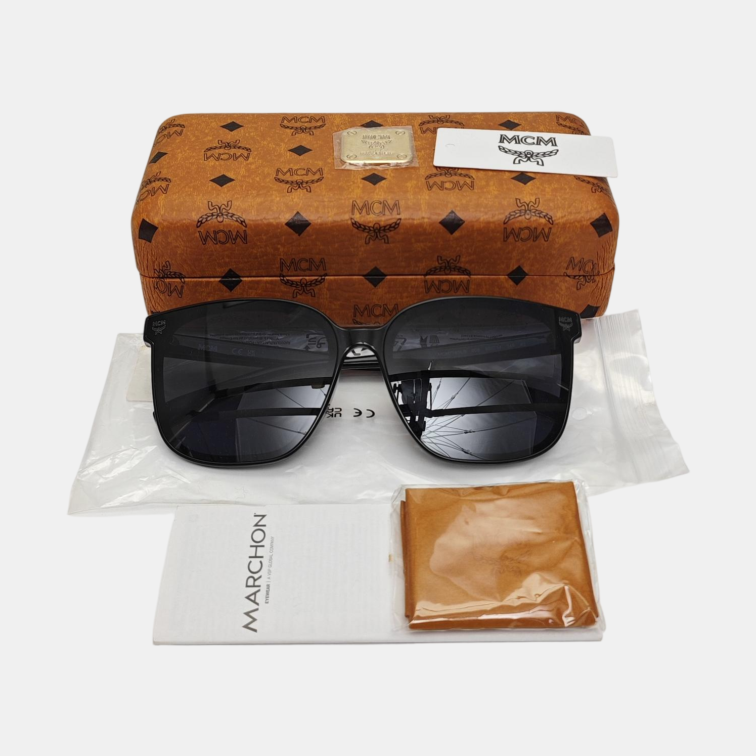 Synthetic Sunglasses Black