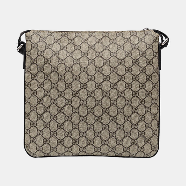 GG Supreme Monogram Coated Canvas Black