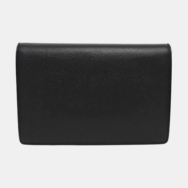 Saddle Calfskin Black