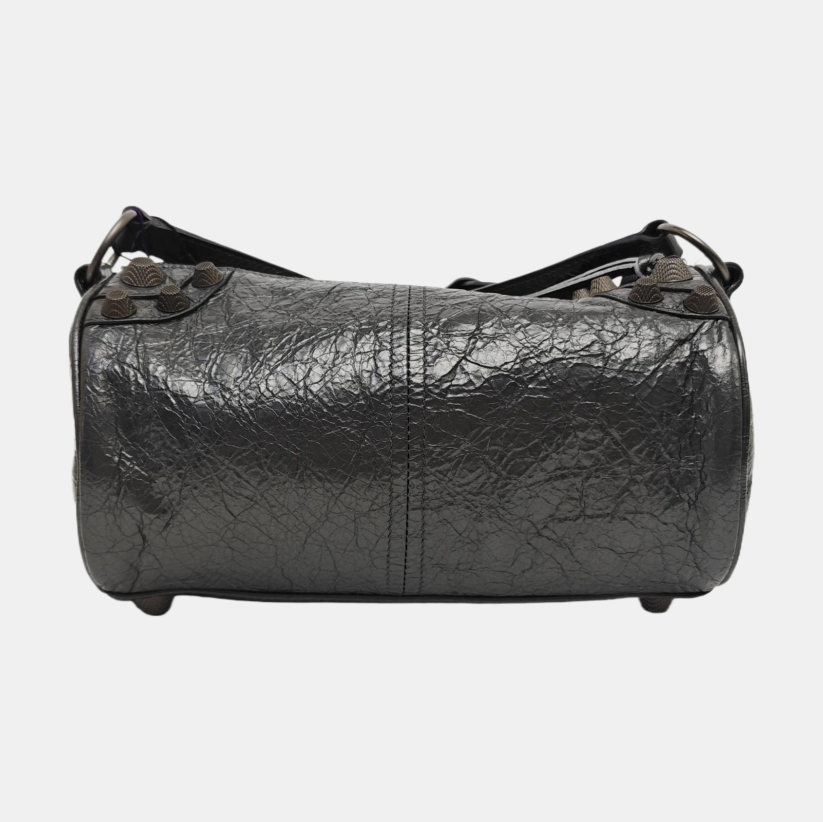 Le Cagole Small Lambskin Gray