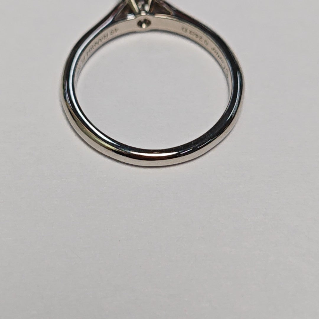 Platinum 950 Silver Ring EU 49