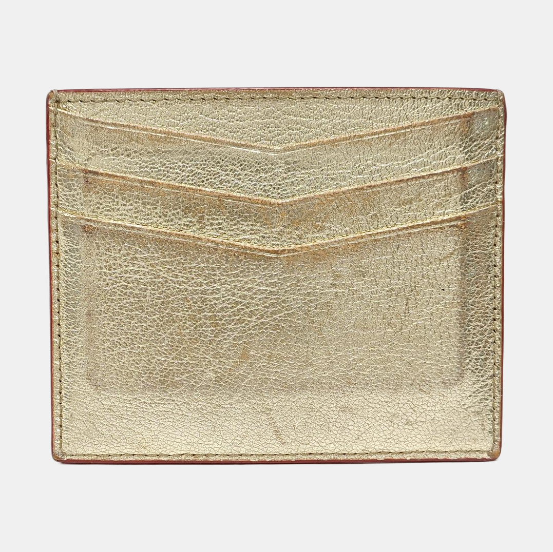 Love Lambskin Beige Card Holder