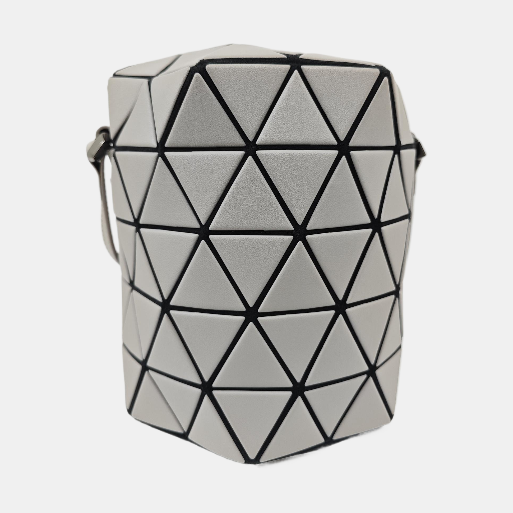 Special Material Shoulder Bag Gray