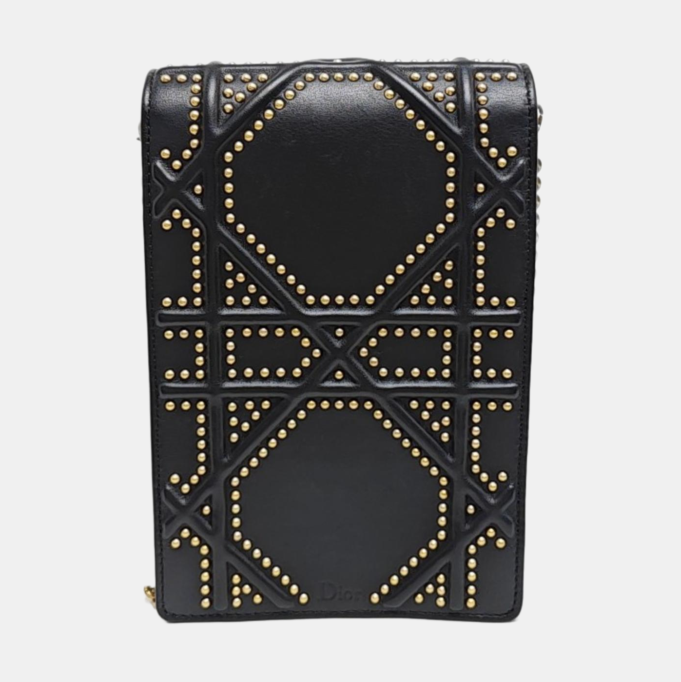 Diorama Calfskin Black