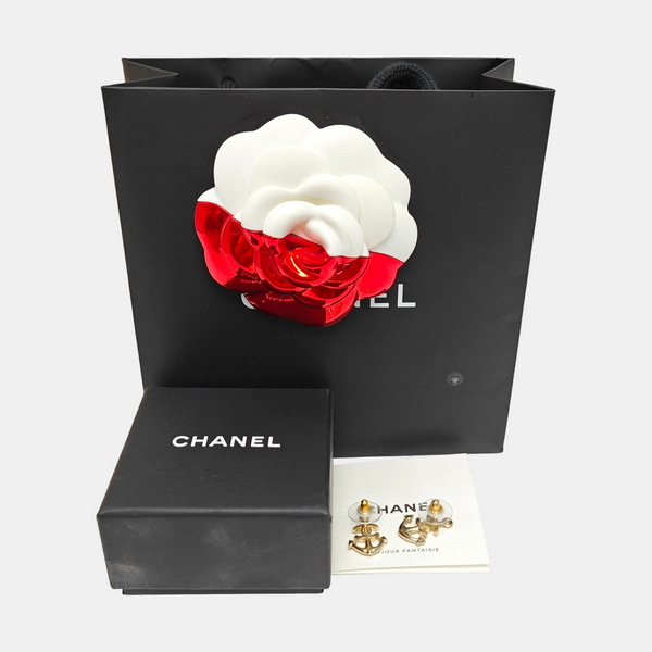 Metal Gold Stud Earrings
