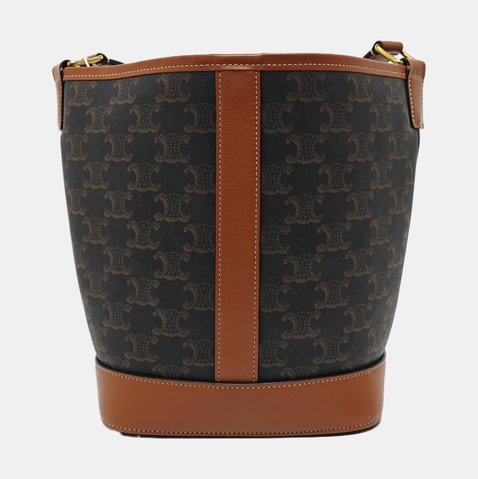 TRIOMPHE CANVAS Small Coated Canvas Brown