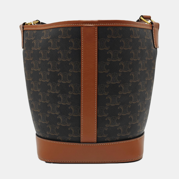 TRIOMPHE CANVAS Small Coated Canvas Brown