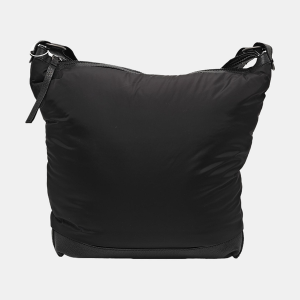 Nylon Shoulder Bag Black