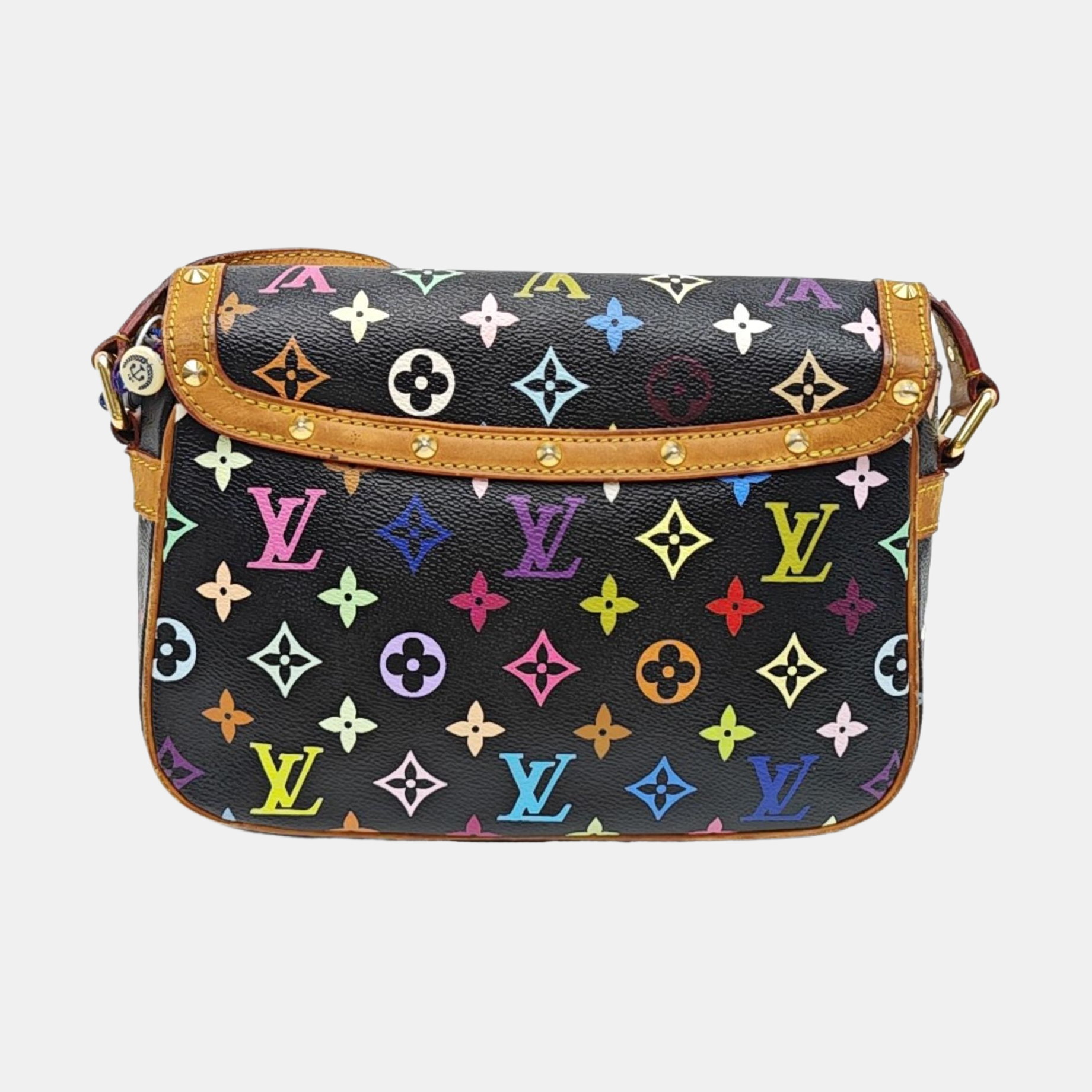LV × TM SOLOGNE Monogram Coated Canvas Black