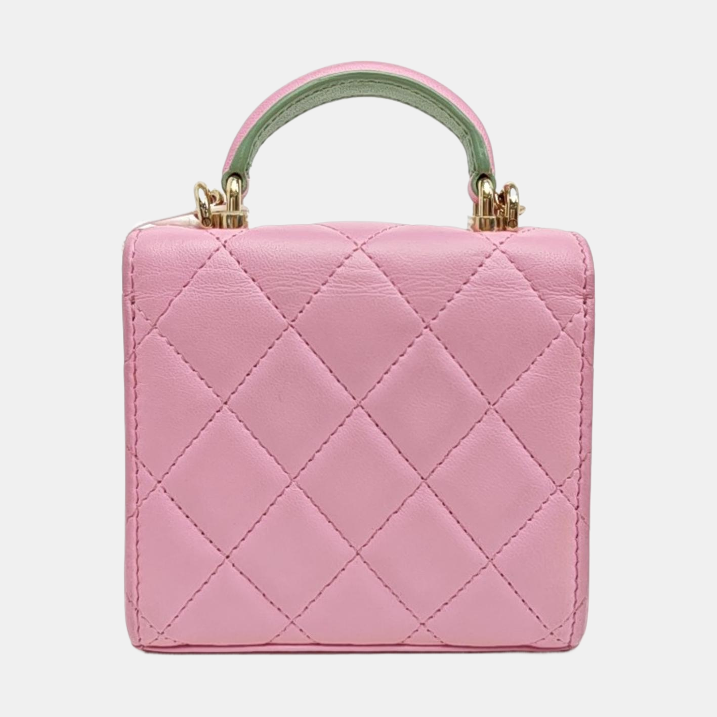 Quilted Lambskin Shoulder Bag Pink