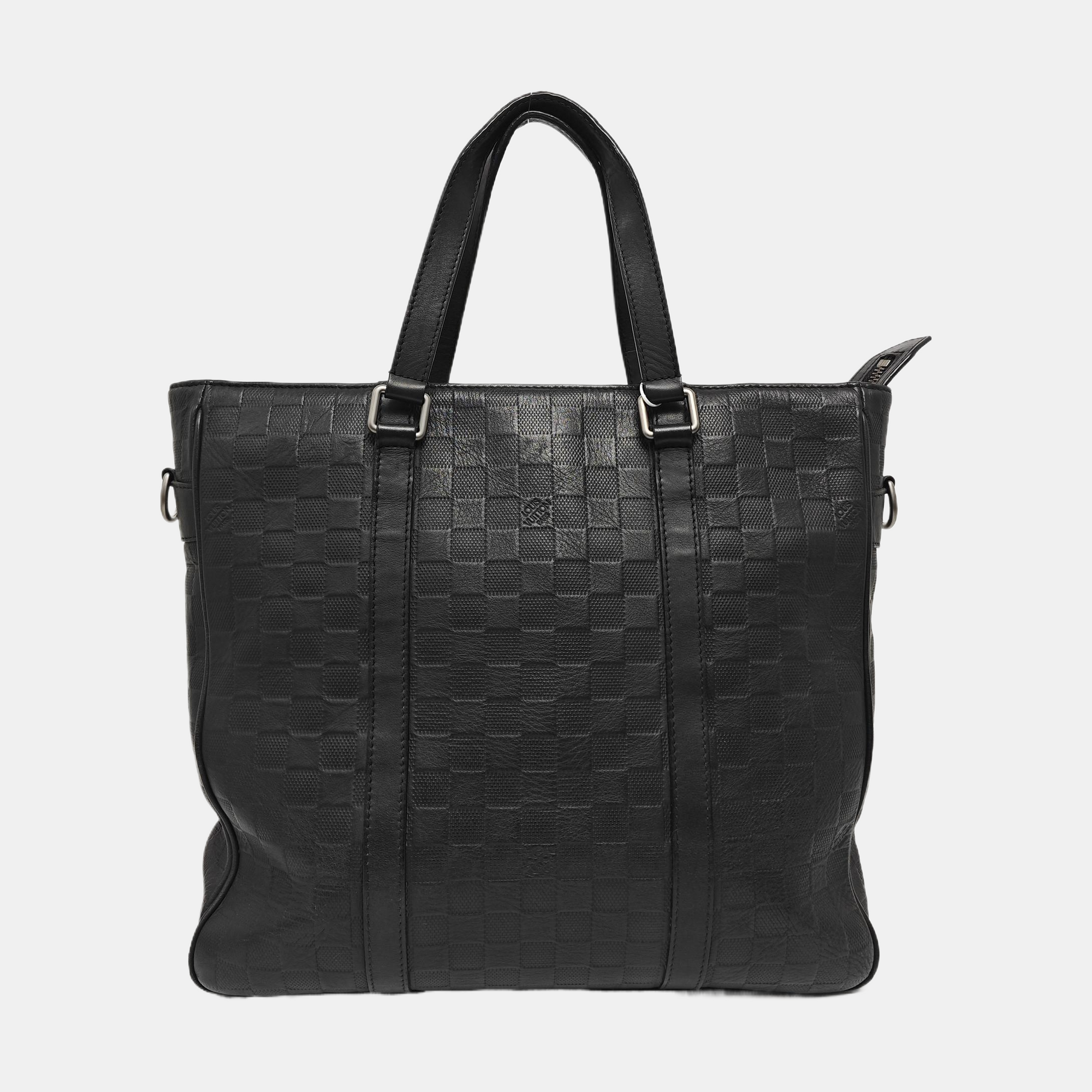 TADAO PM Damier Graphite Calfskin Black