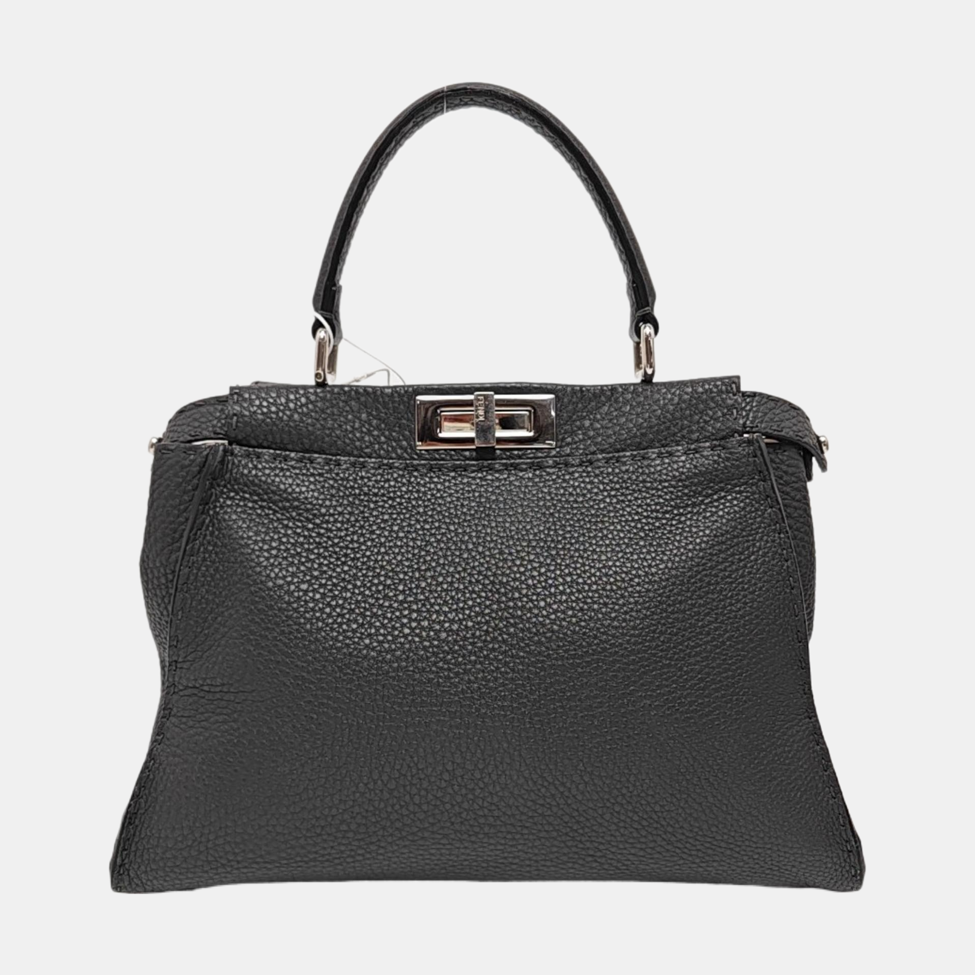 Authenticated pre-owned  Peekaboo Medium Calfskin Gray - Tote Bag at Looply