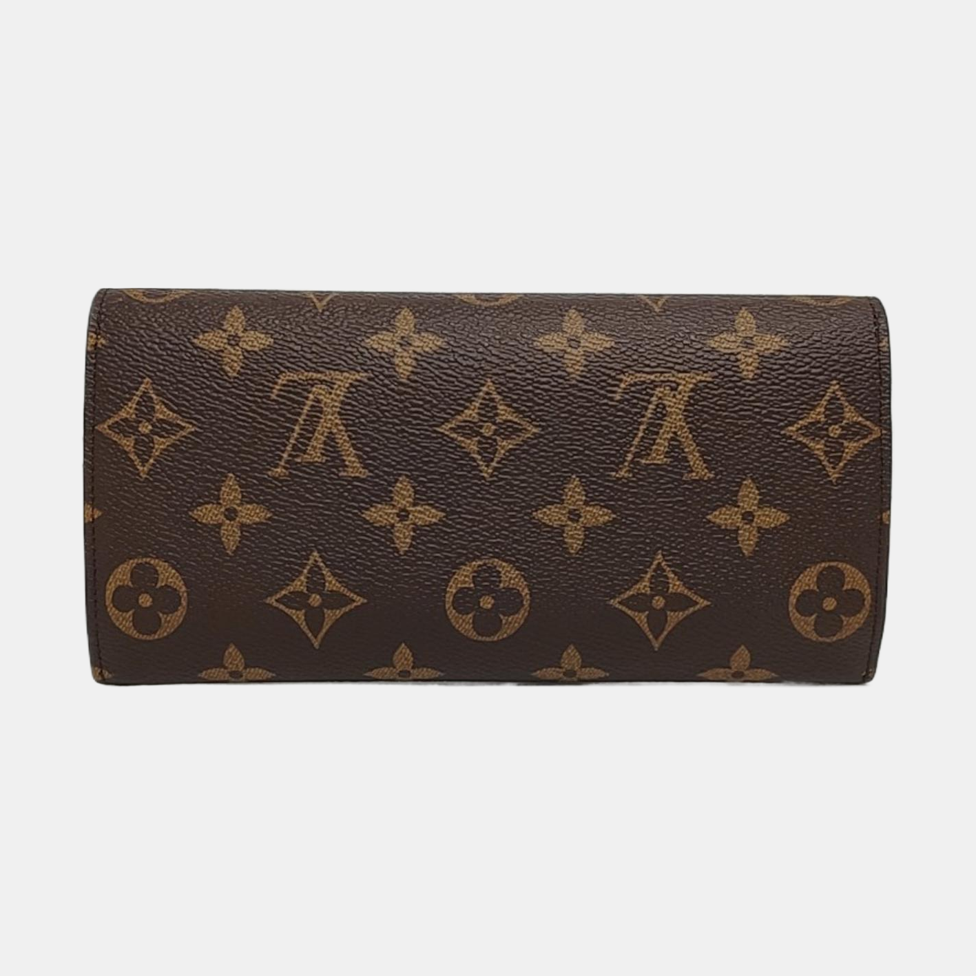 JOSÉPHINE Monogram Coated Canvas Brown Wallet