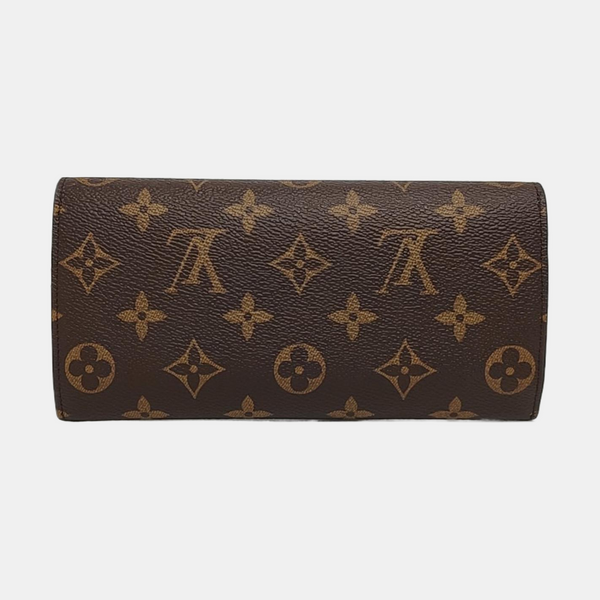 JOSÉPHINE Monogram Coated Canvas Brown Wallet