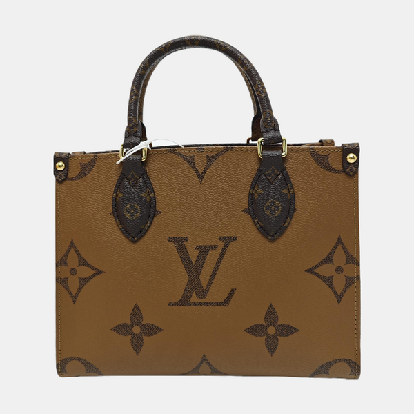 ONTHEGO PM Monogram Coated Canvas Brown