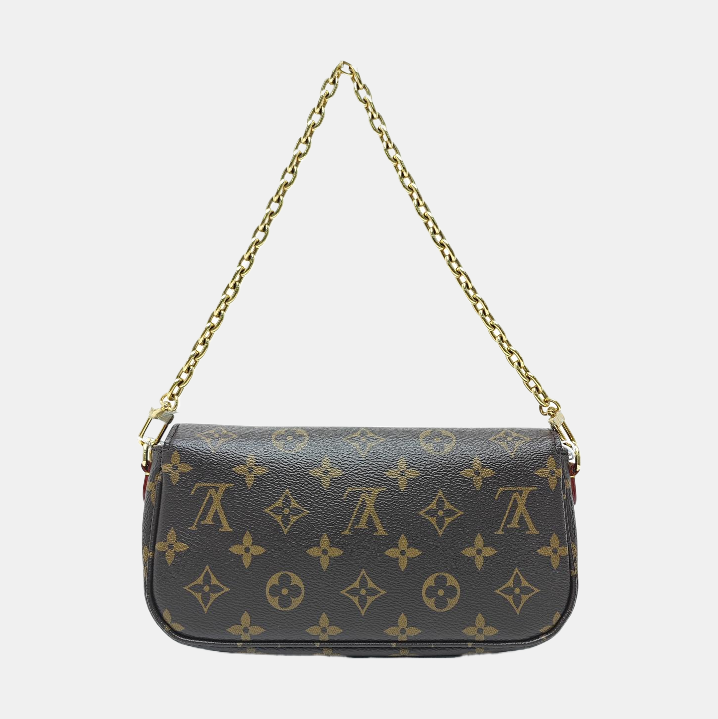 IVY Monogram Coated Canvas Brown