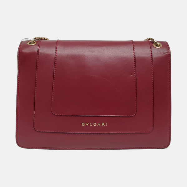 SERPENTI FOREVER Medium Quilted Calfskin Red