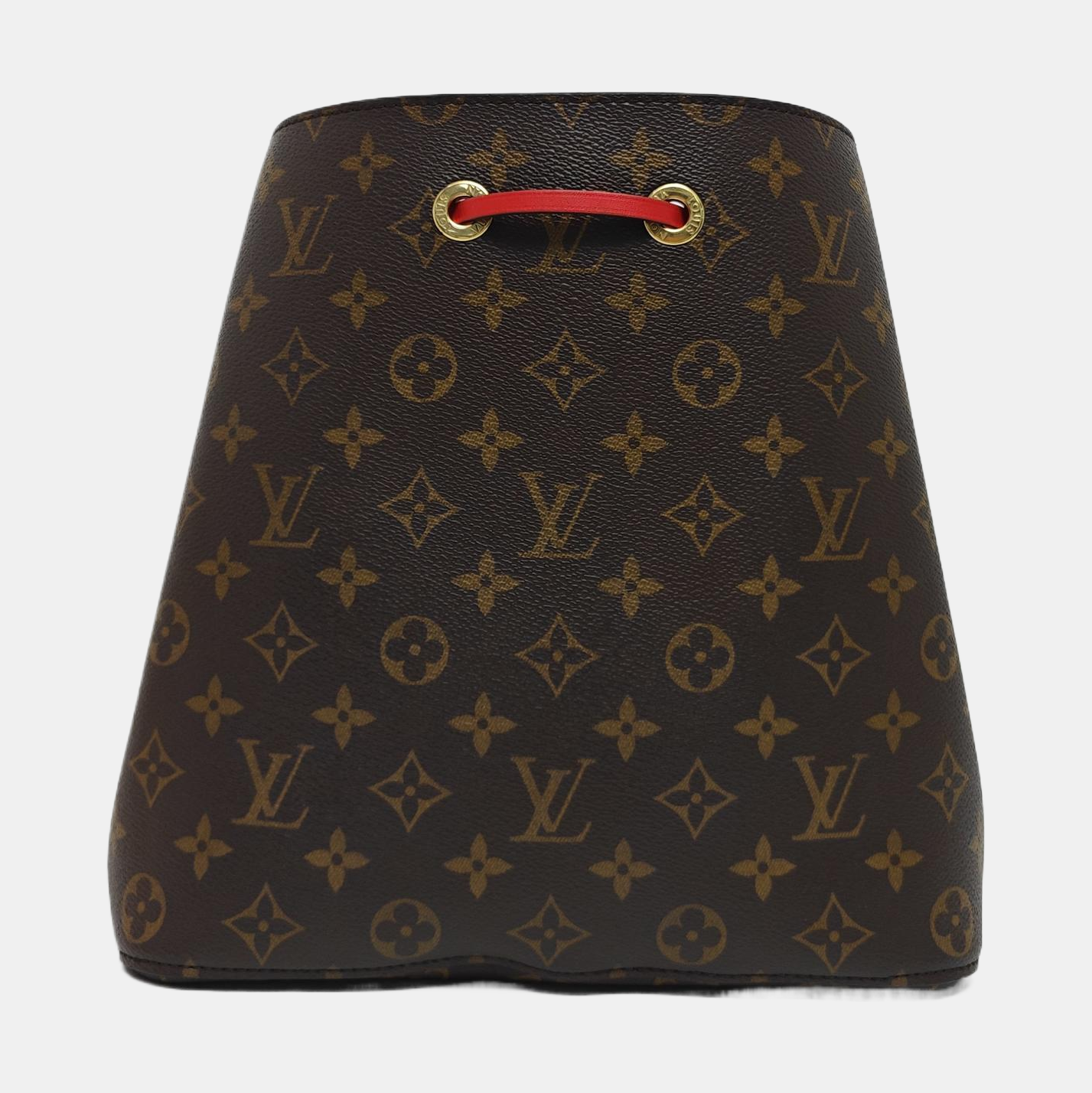 NÉONOÉ MM Monogram Coated Canvas Brown