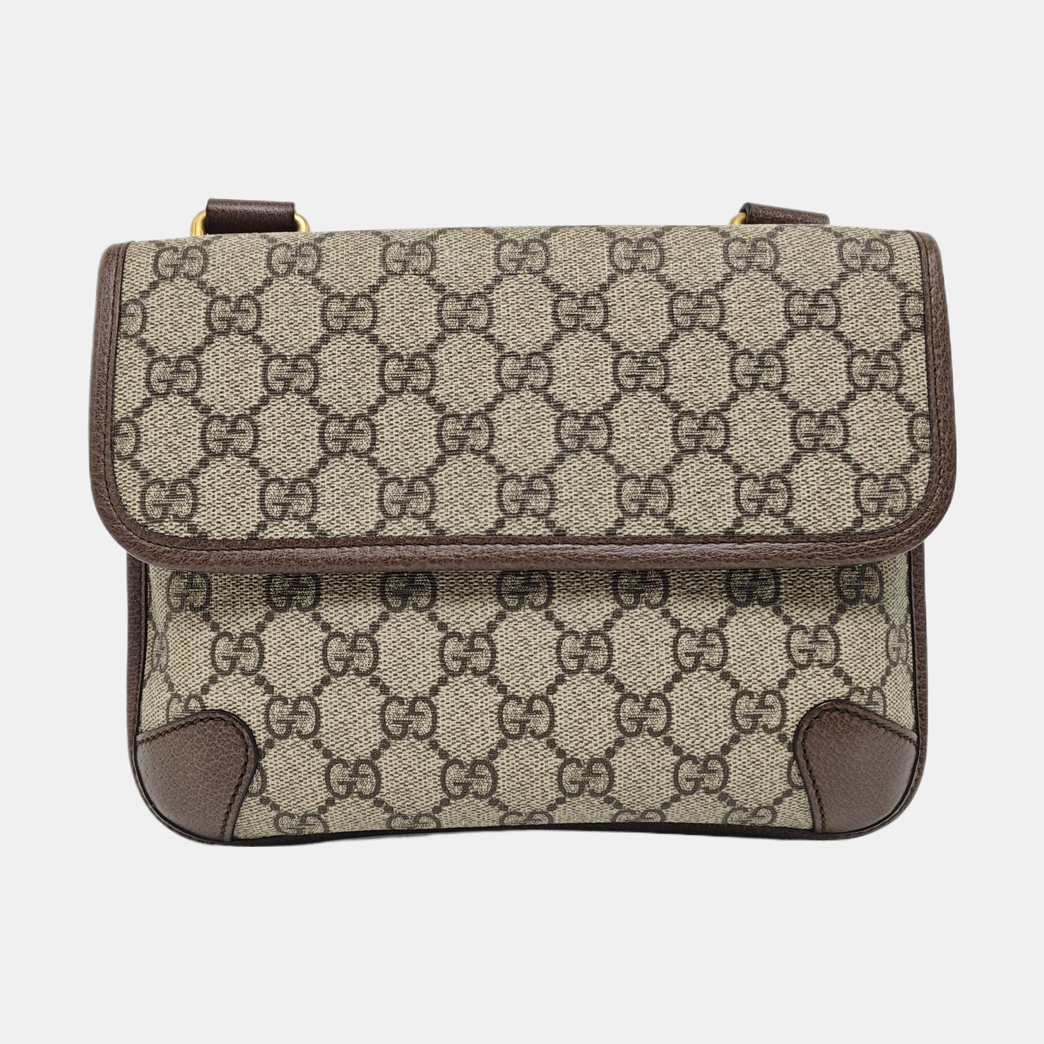 Neo Vintage Small Monogram Coated Canvas Beige
