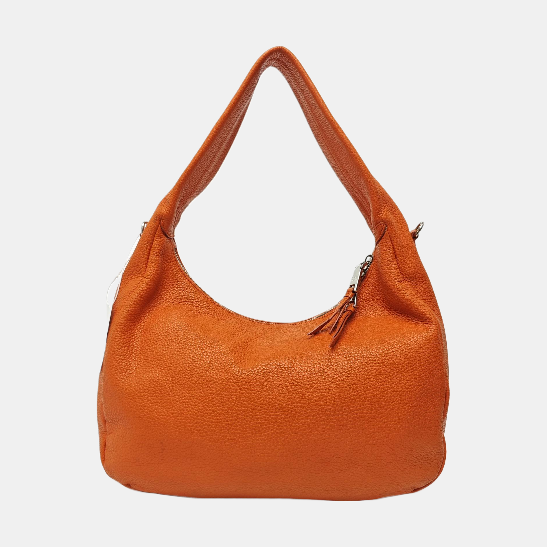 Calfskin Top Handle Bag Orange