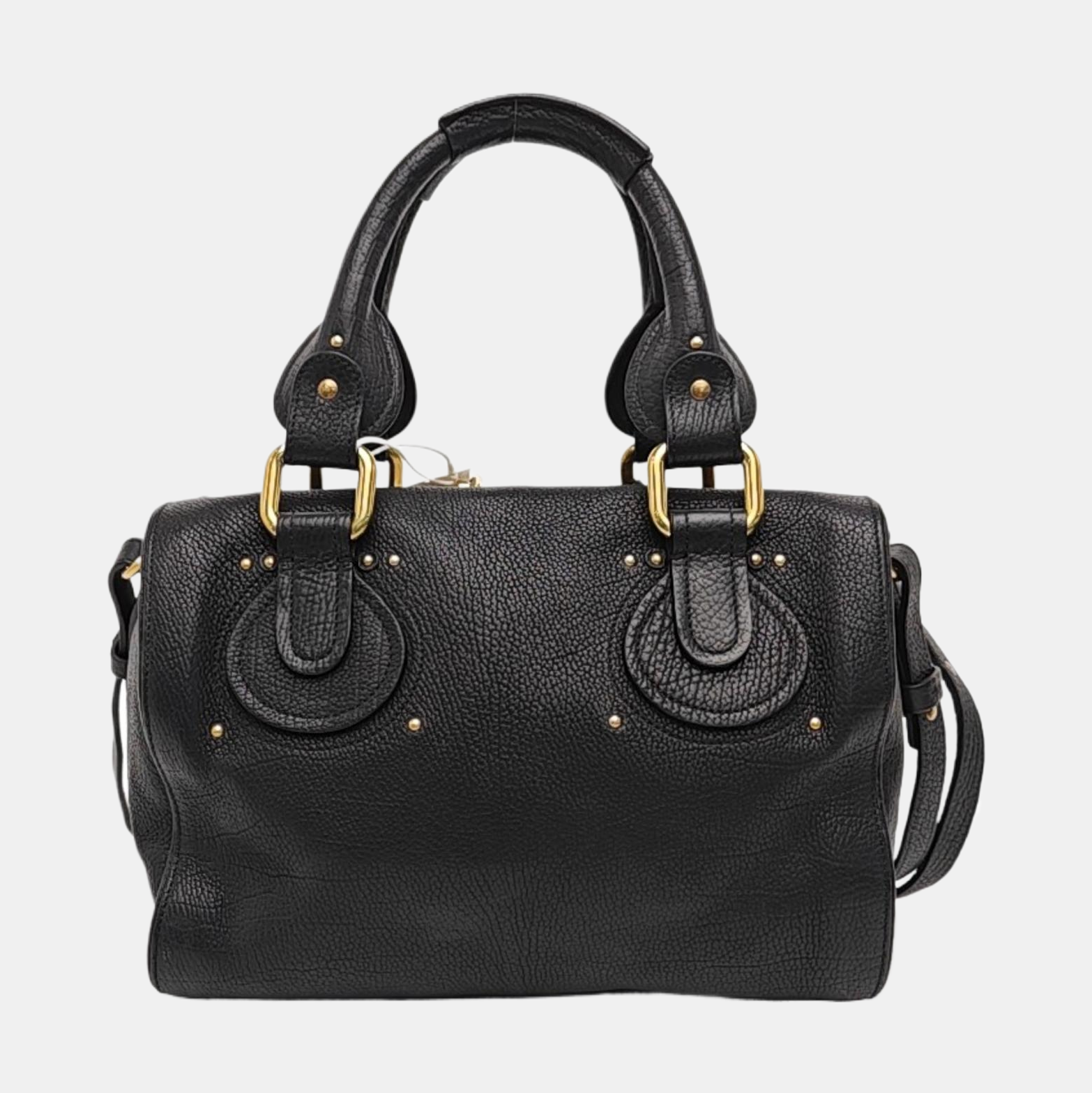 Calfskin Shoulder Bag Black