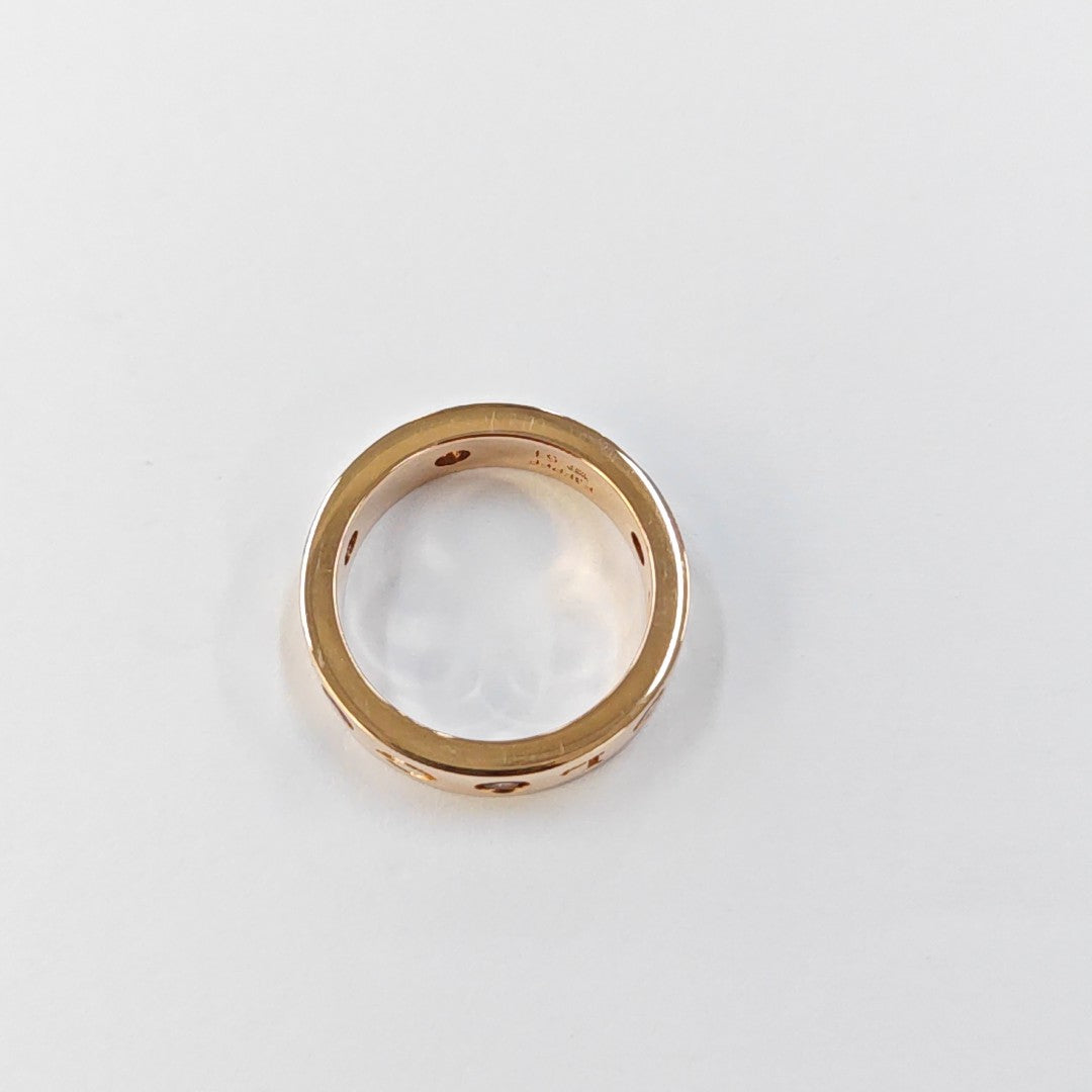 B.ZERO1 18k Rose Gold Ring EU 51