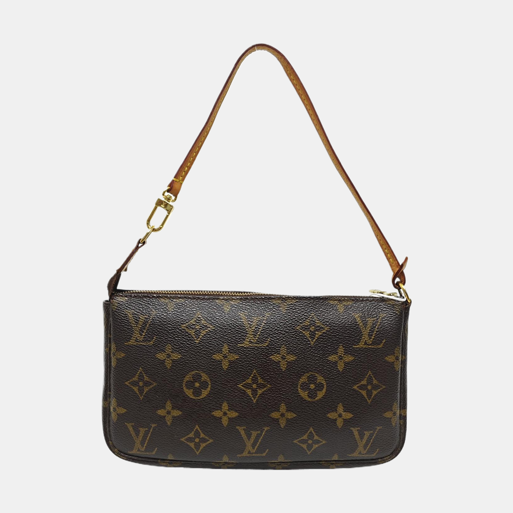 ACCESSOIRES Monogram Coated Canvas Brown