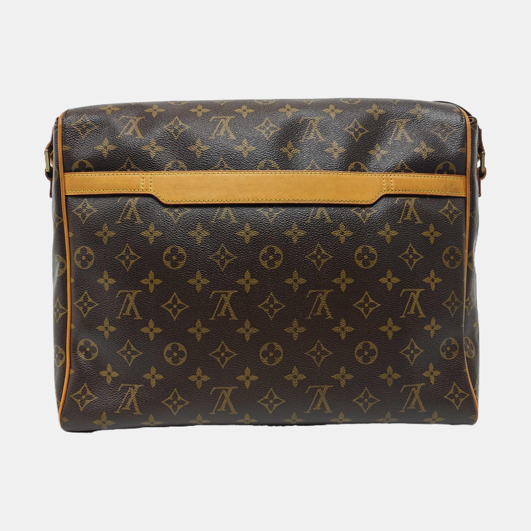 VALMY Monogram Coated Canvas Brown