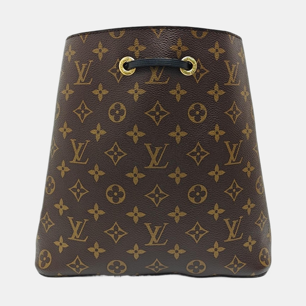 NÉONOÉ MM Monogram Coated Canvas Brown