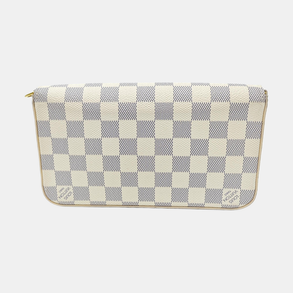 FÉLICIE Damier Azur Coated Canvas White