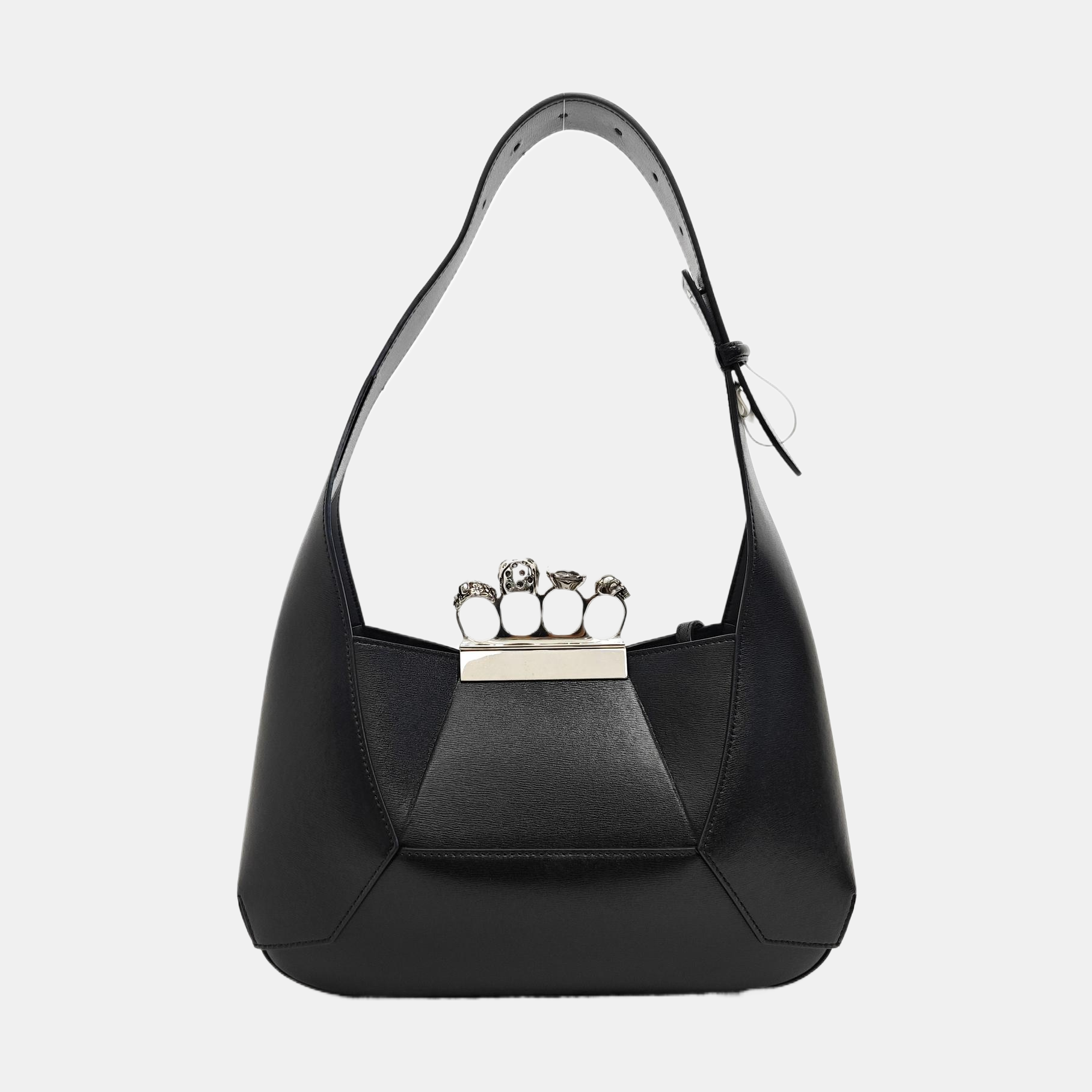 Calfskin Shoulder Bag Black