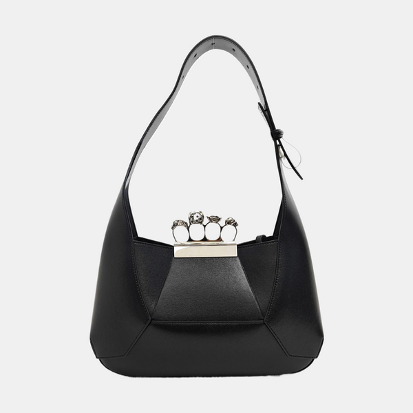 Calfskin Shoulder Bag Black