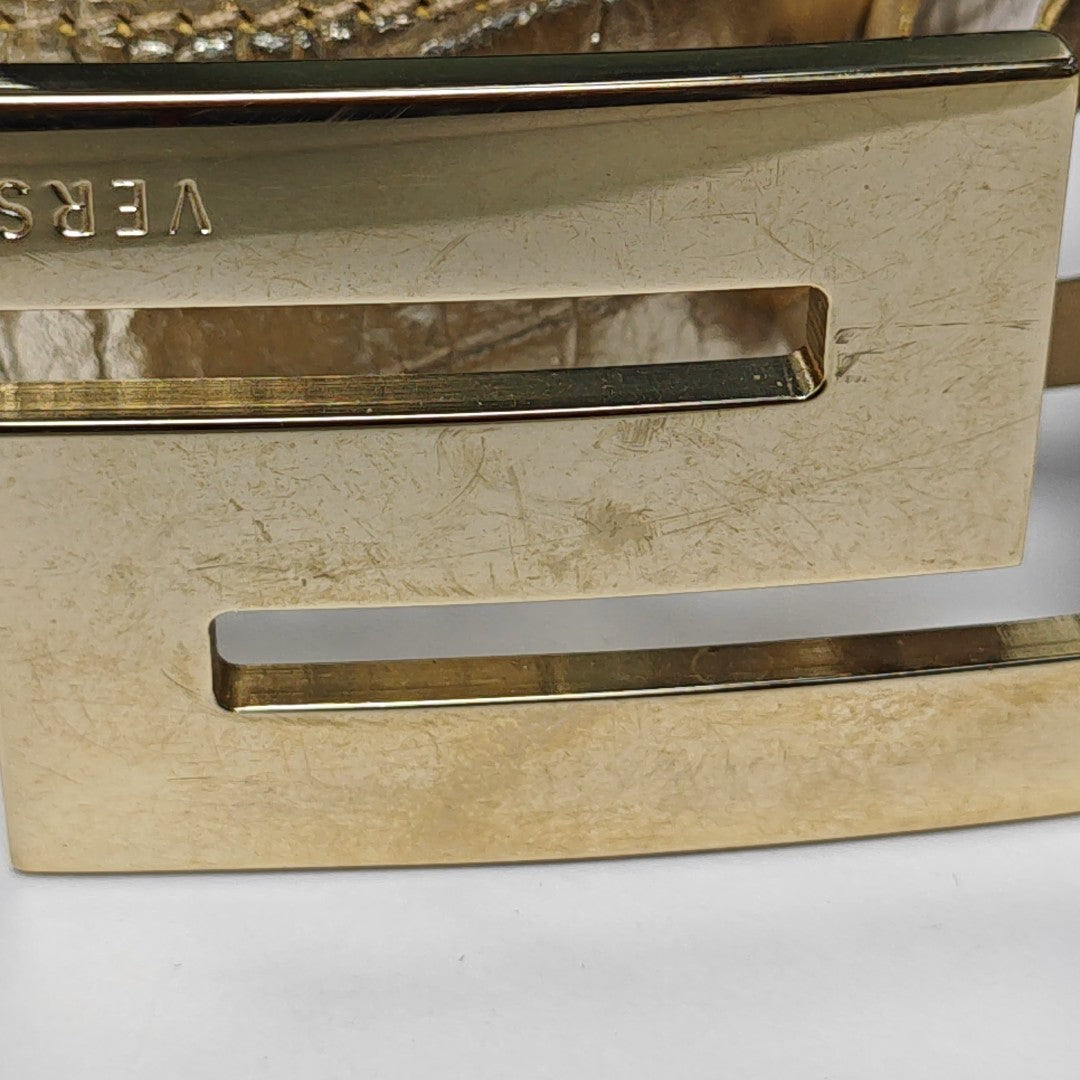 Leather Belt Gold