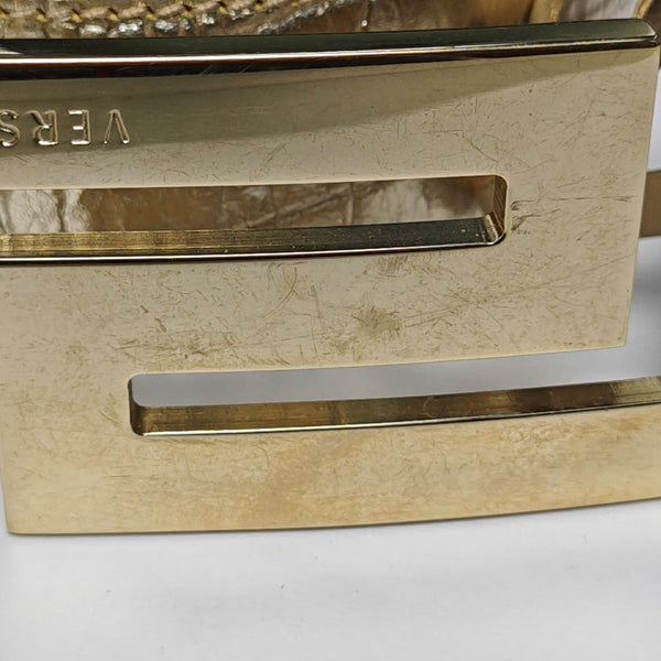 Leather Belt Gold