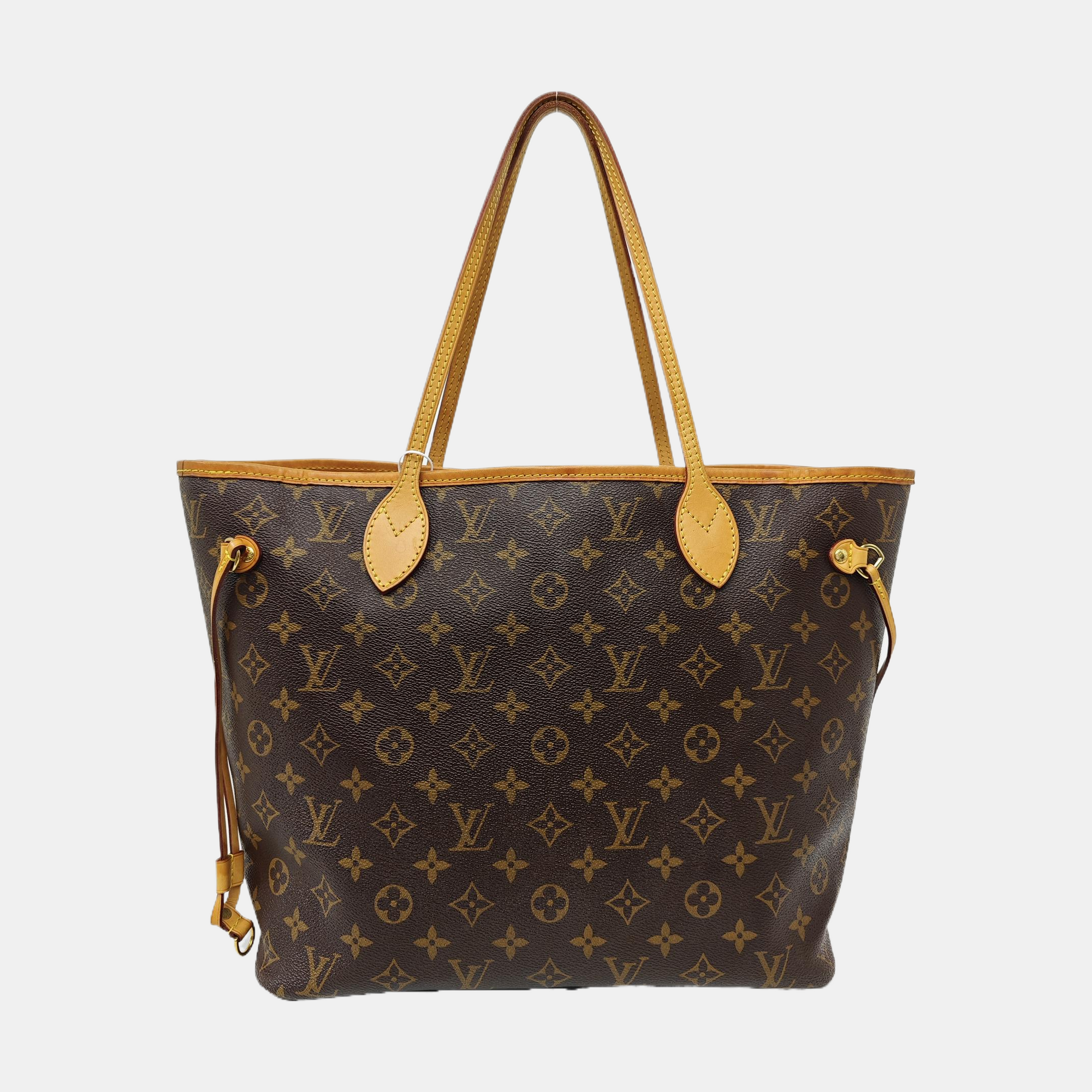 NEVERFULL MM Monogram Coated Canvas Brown