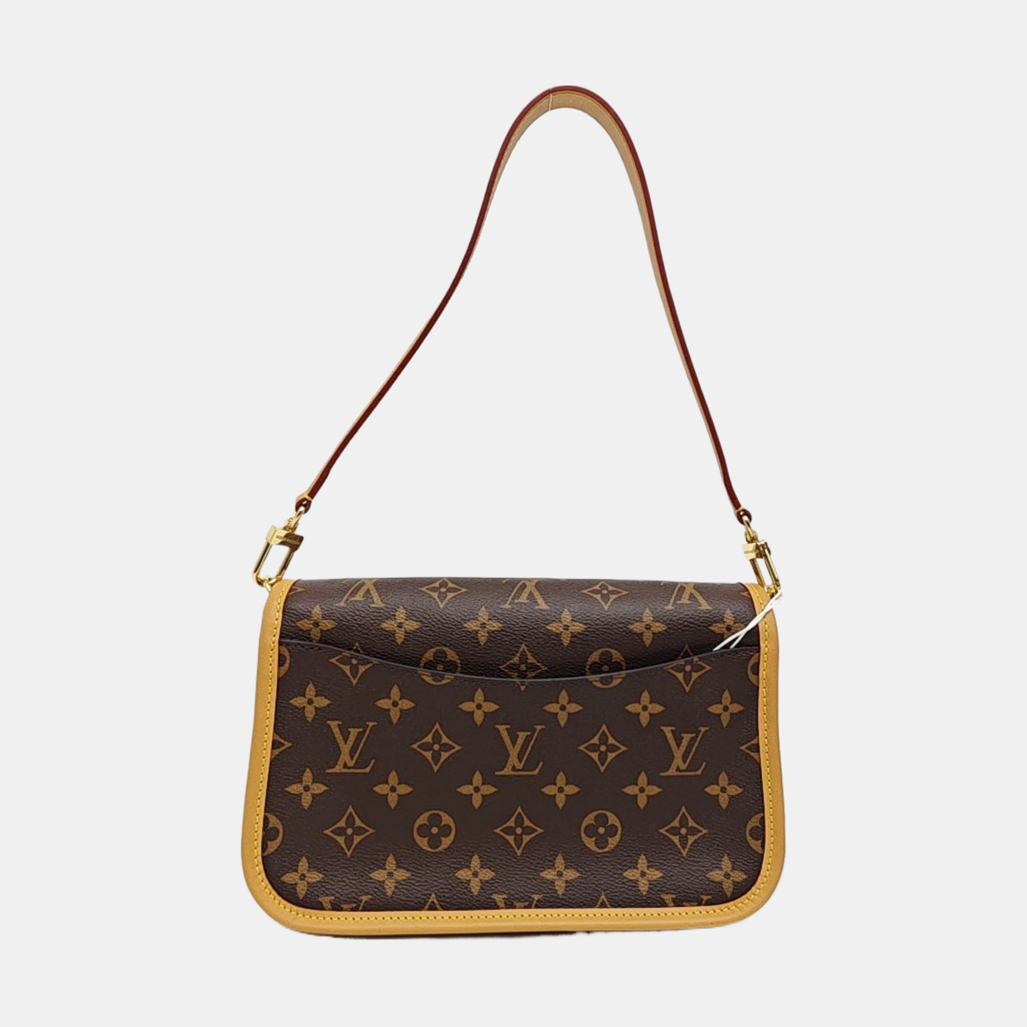 DIANE Monogram Coated Canvas Brown