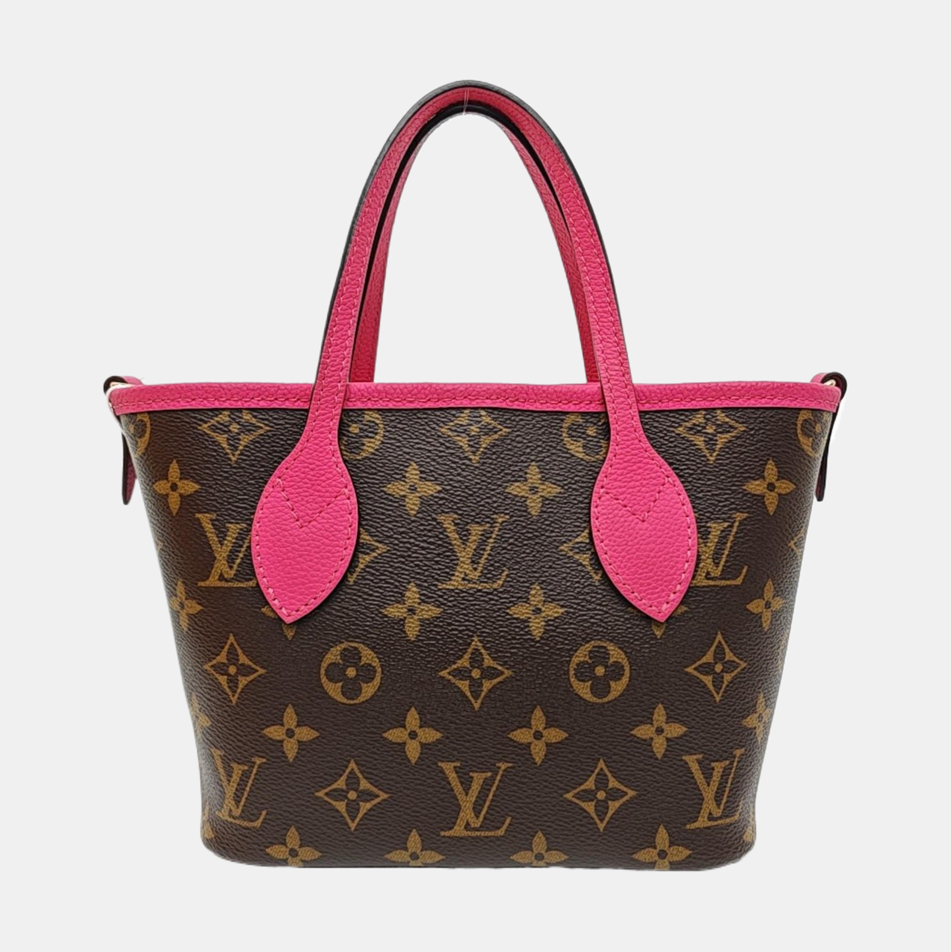 NEVERFULL INSIDE OUT BB Monogram Calfskin Red