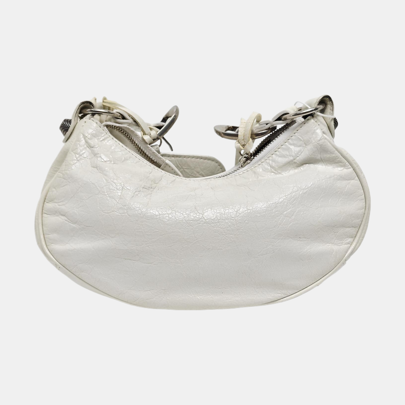 Le Cagole Small Lambskin White