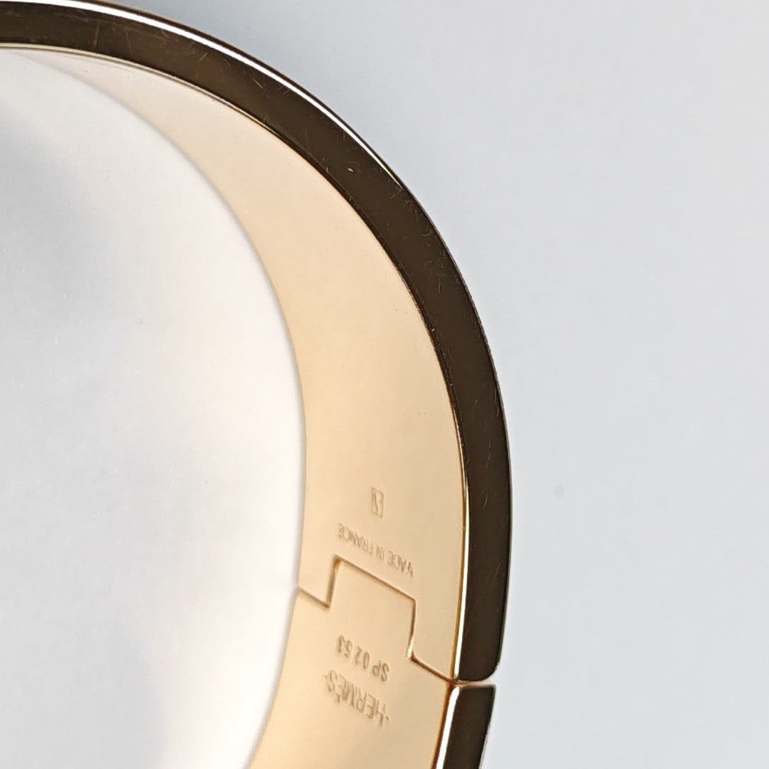 Clic Clac H Metal Rose Gold Bangle