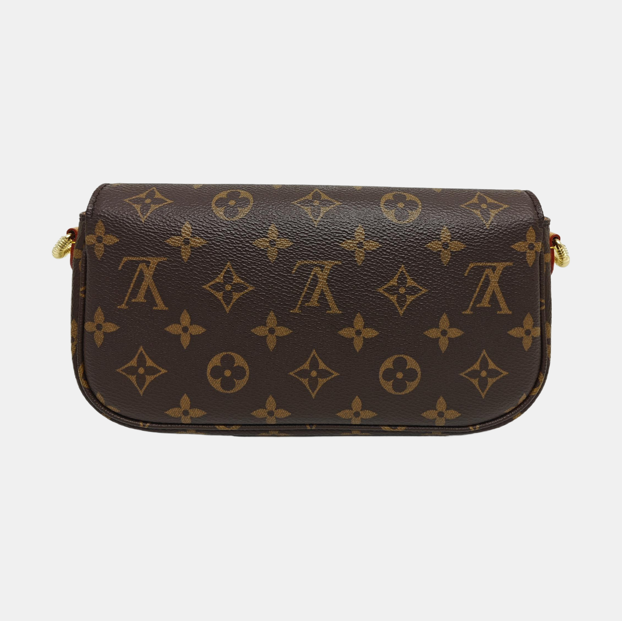 IVY Monogram Coated Canvas Brown