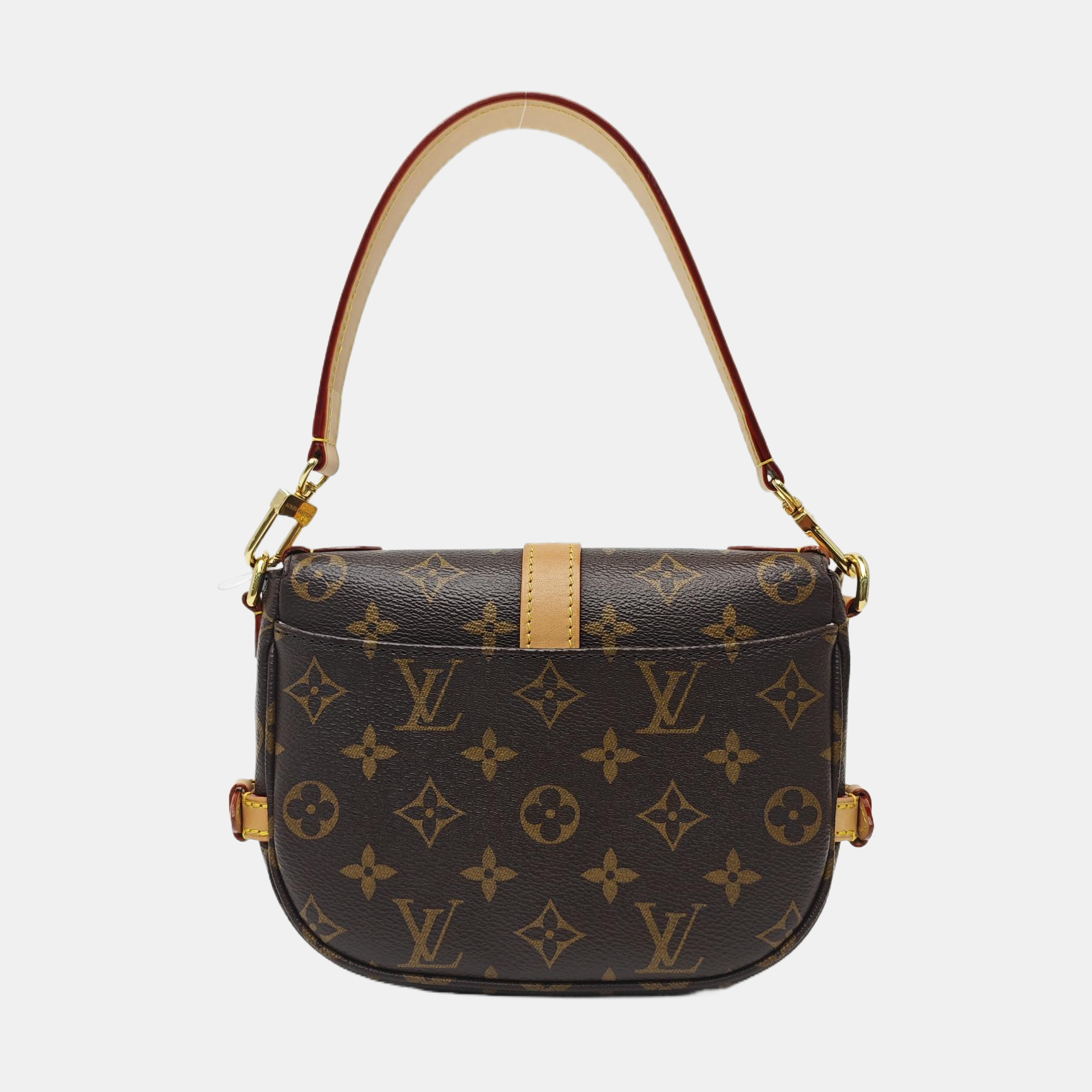 SAUMUR BB Monogram Coated Canvas Brown